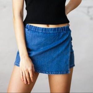 American Threads Denim Skort